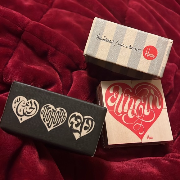 House Industries 4 blocks of heart (love) - Picture 11 of 14